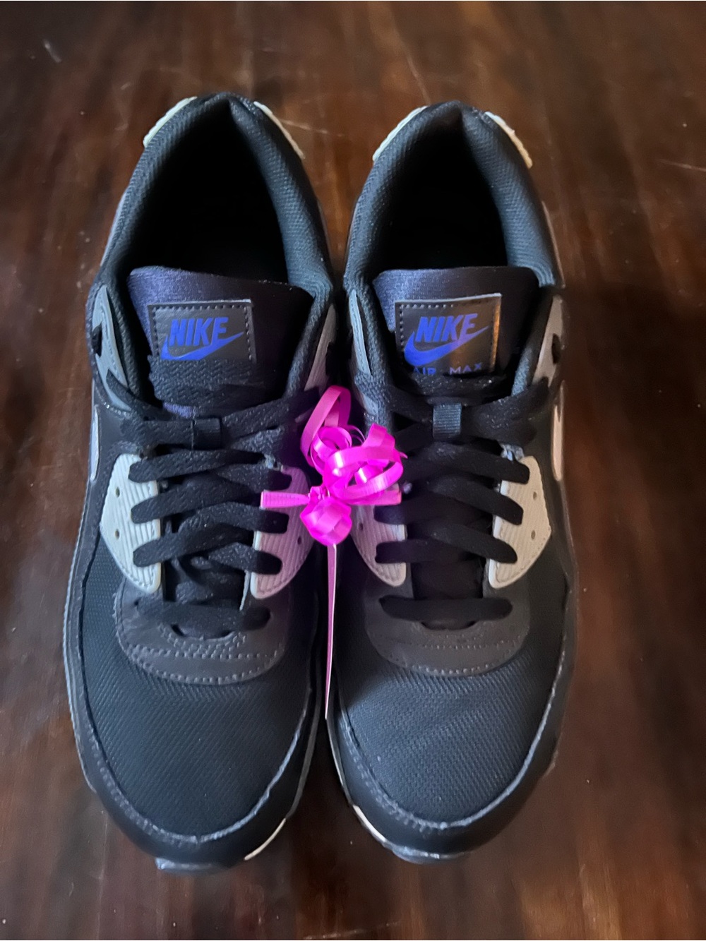 Nike Air Max Black, Gray and Blue Sneakers size 12 NWOB